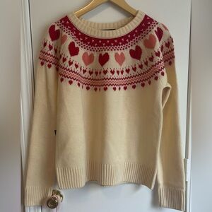 KJP HEART SWEATER size L